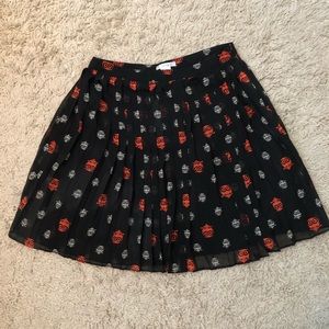 Black owl skirt
